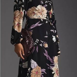 Anthropologie Hutch Long Sleeve Wrap Dress